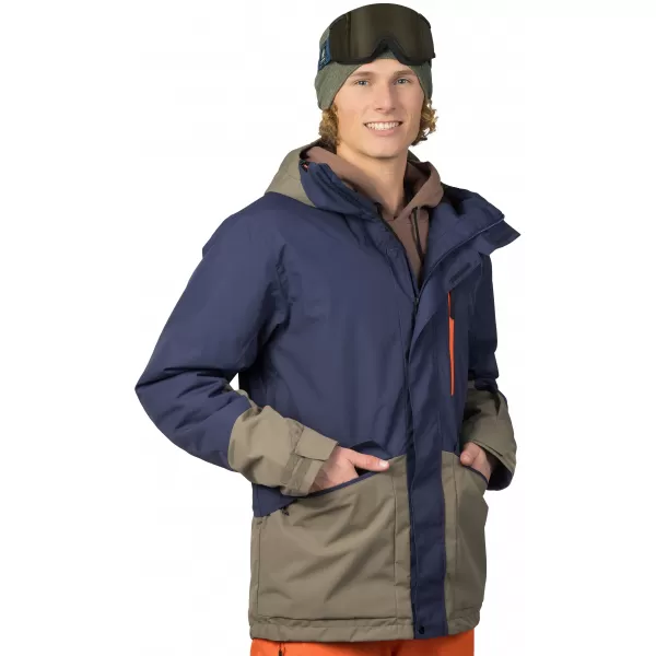  Herrenjacke HANNAH GAROW FD STIMMUNG INDIGO/GEBRANNTES OLIV 
