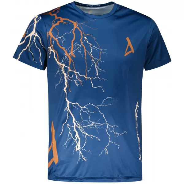  Premium-T-Shirt für Herren ALTISPORT VOJ/ALM004TR01 MARINE/BRAUN 