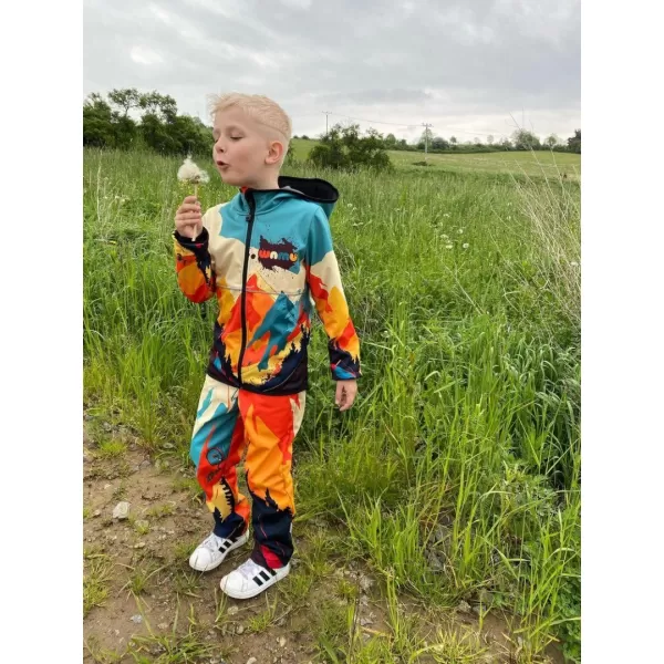  Baby Softshell Hosen WAMU MOUNTAIN BIKE SVĚTLÁ MEHR GEFÄRBT 