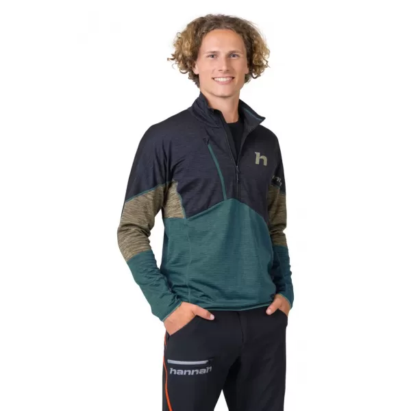  Herren-Sweatshirt HANNAH NIRO HZ ANTHRAZIT/JASPISMEL 