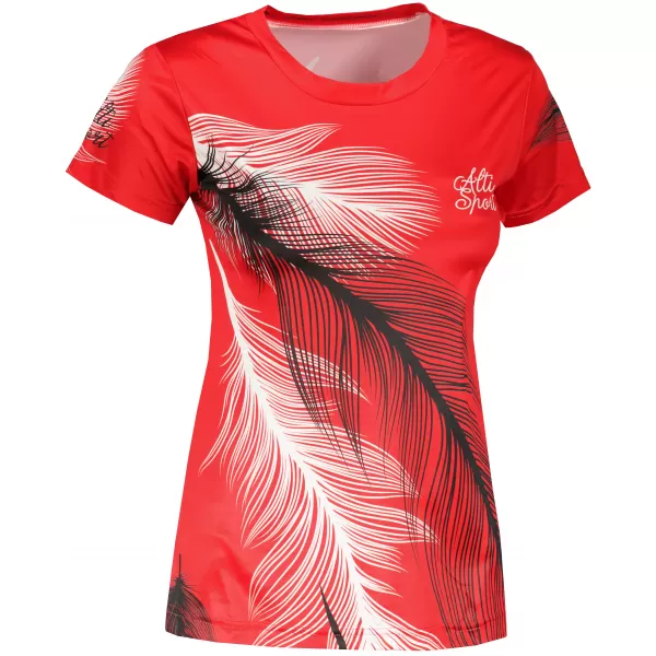  Hochwertiges Funktions-T-Shirt für Damen ALTISPORT VOJ/ALW001TR01 ROT 