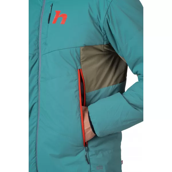  Herrenjacke HANNAH KECHU HOODY ÖLBLAU/GEBRANNTES OLIV 