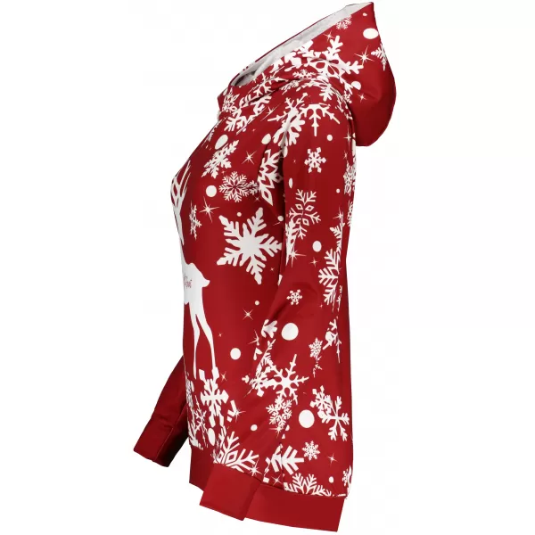  Premium-Sweatshirt für Damen ALTISPORT VOJ/ALWVN5MI01 ROT 