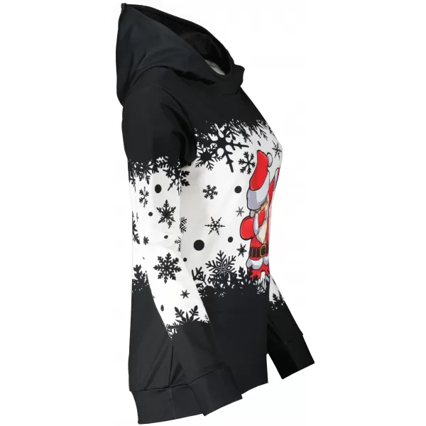  Premium-Sweatshirt für Damen ALTISPORT VOJ/ALWVN2MI01 SCHWARZ 