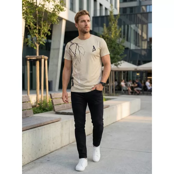  Premium-T-Shirt für Herren ALTISPORT VOJ/ALM004TR01 BRAUN 