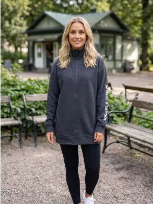 Erweitertes Damen-Sweatshirt SAM 73 ASAJJ WM 781 SCHWARZ