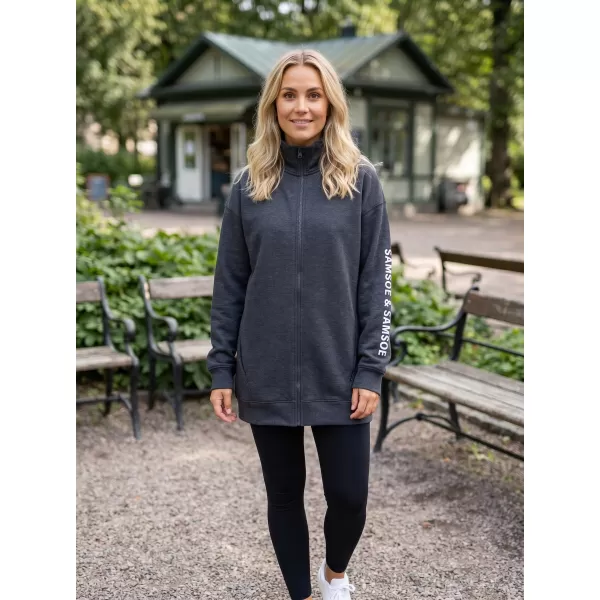  Erweitertes Damen-Sweatshirt SAM 73 ASAJJ WM 781 SCHWARZ 