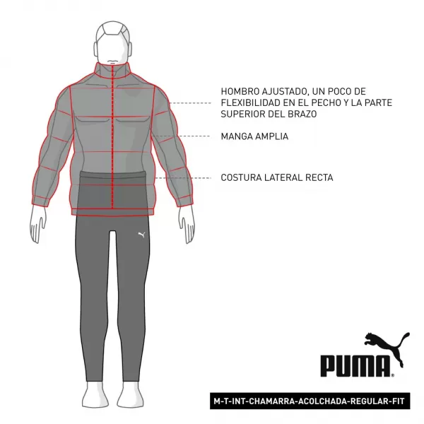  Herrenjacke PUMA ESS+ PADDED JACKET 849349-01 SCHWARZ 