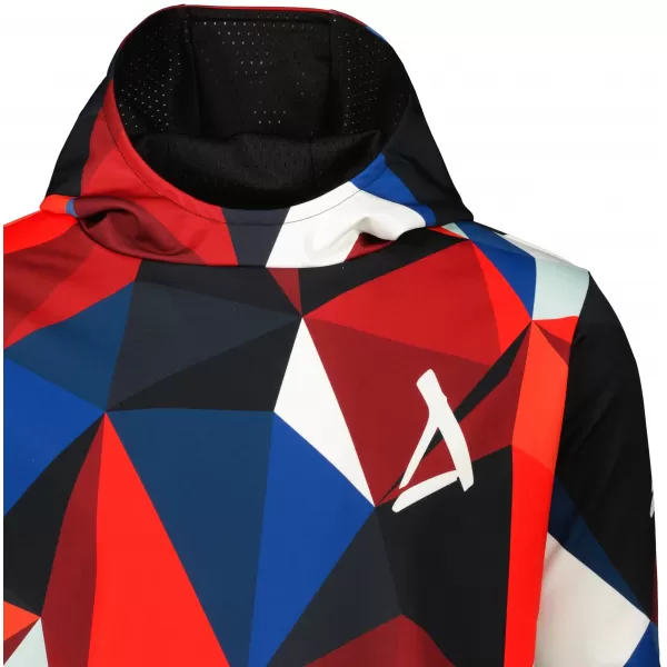  Premium-Sweatshirt für Herren ALTISPORT VOJ/ALM007MI01 MARINEBLAU/ROT 
