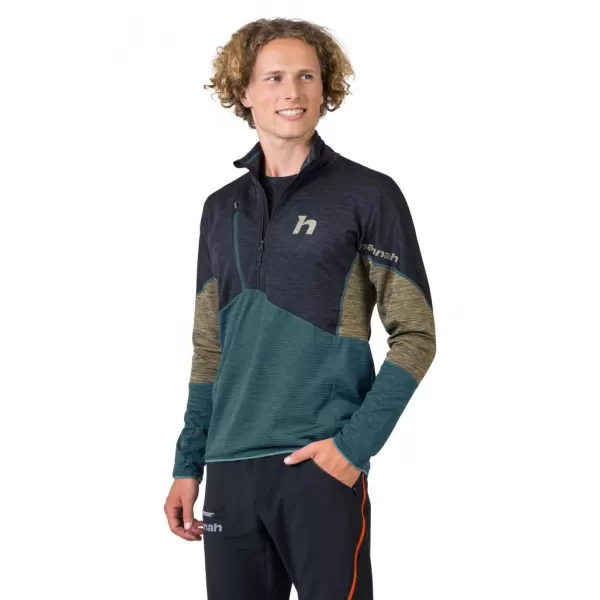  Herren-Sweatshirt HANNAH NIRO HZ ANTHRAZIT/JASPISMEL 