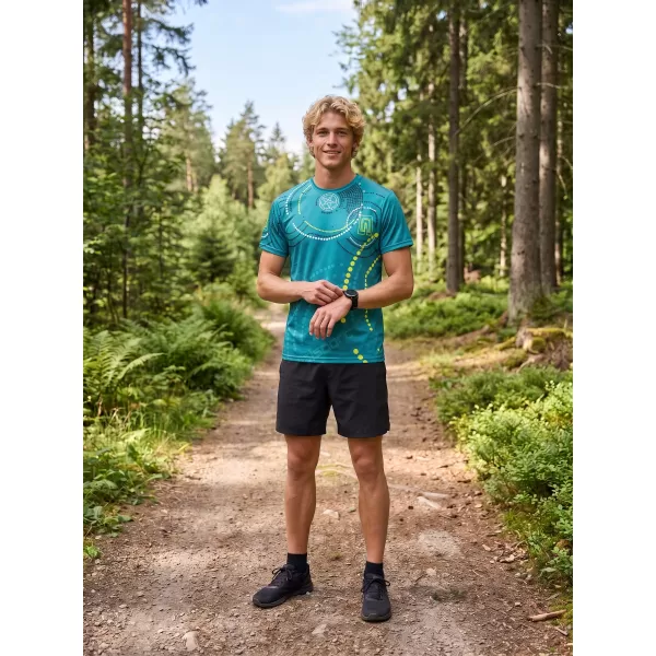  Premium-T-Shirt für Herren ALTISPORT VOJ/ALM003TR01 KEROSIN 