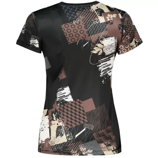  Hochwertiges Funktions-T-Shirt für Damen ALTISPORT VOJ/ALW009TR01 SCHWARZ BRAUN 