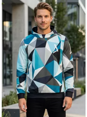 Premium-Sweatshirt für Herren ALTISPORT VOJ/ALM007MI01 BLAU GRAU