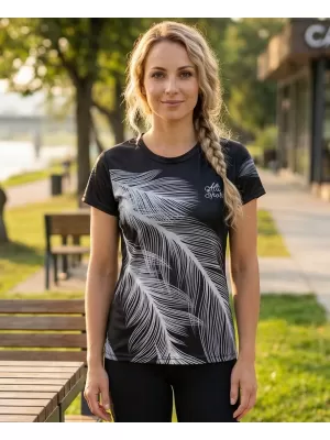 Hochwertiges Funktions-T-Shirt für Damen ALTISPORT VOJ/ALW001TR01 SCHWARZGRAU
