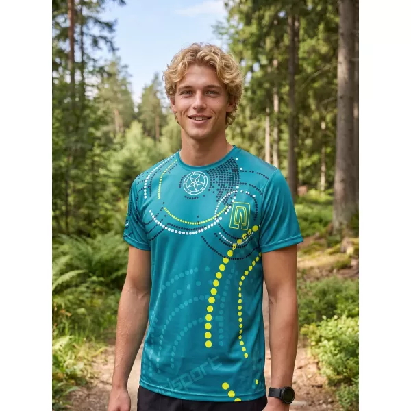  Premium-T-Shirt für Herren ALTISPORT VOJ/ALM003TR01 KEROSIN 