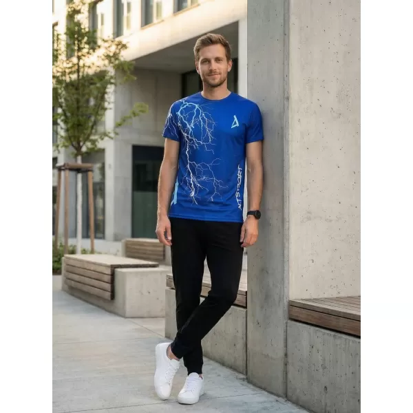  Premium-T-Shirt für Herren ALTISPORT VOJ/ALM004TR01 KÖNIGSBLAU 