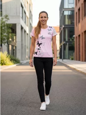 Hochwertiges Funktions-T-Shirt für Damen ALTISPORT VOJ/ALW002TR01 HELL-PINK
