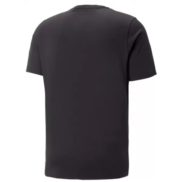  Herren-T-Shirt PUMA ESS+ 2 COL LOGO TEE 586759-61 SCHWARZ 