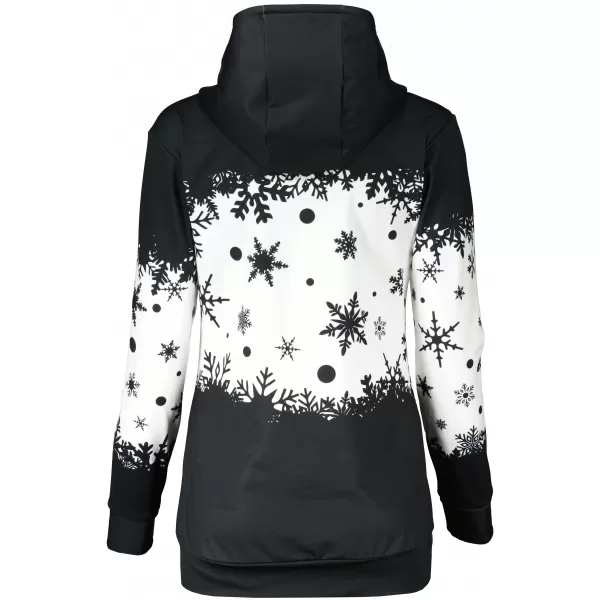  Premium-Sweatshirt für Damen ALTISPORT VOJ/ALWVN2MI01 SCHWARZ 