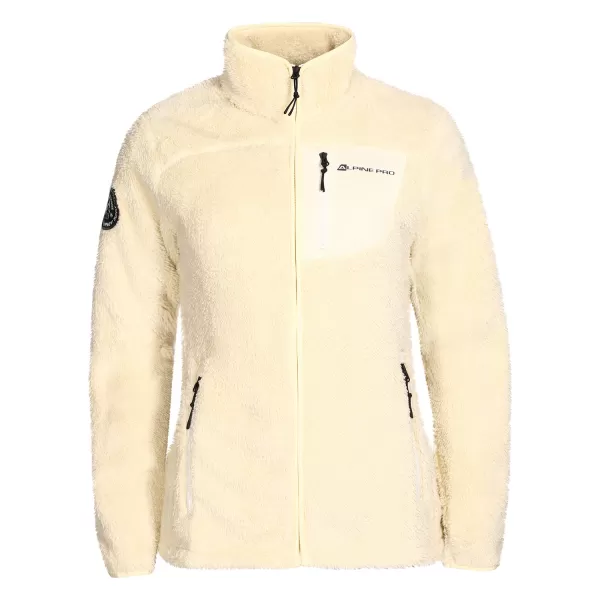  Damen Sweatshirt ALPINE PRO FERADA LSWB408 WEIß 