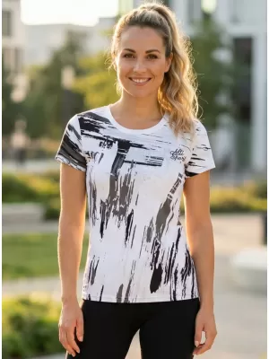 Hochwertiges Funktions-T-Shirt für Damen ALTISPORT VOJ/ALW010TR01 WEIß