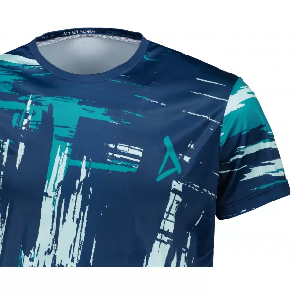  Hochwertiges Funktions-T-Shirt für Herren ALTISPORT VOJ/ALM010TR01 BLAU/SMARAGD 