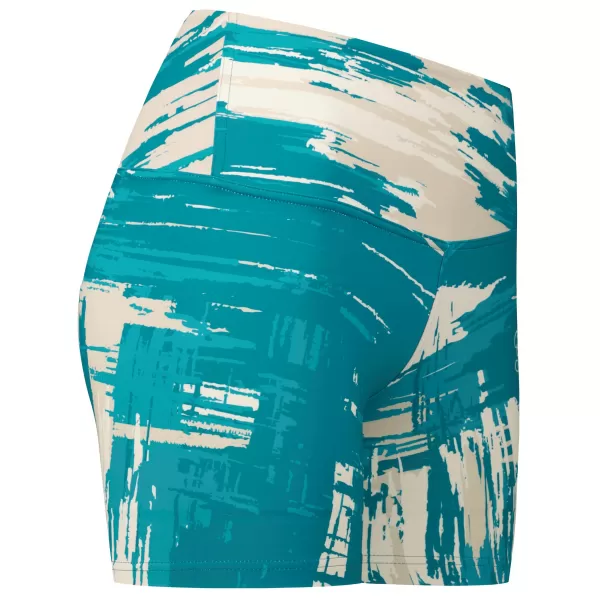  Kurze Premium-Leggings für Damen ALTISPORT VOJ/ALW010LEG03 KEROSIN/BRAUN 