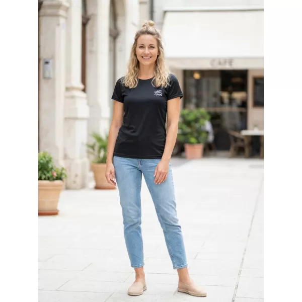  Hochwertiges Funktions-T-Shirt für Damen ALTISPORT VOJ/ALW000TR01 SCHWARZ 