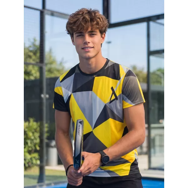  Herren Funktions-T-Shirt Premium Plus ALTISPORT VOJ/ALM007TR02 SCHWARZ UND GELB 