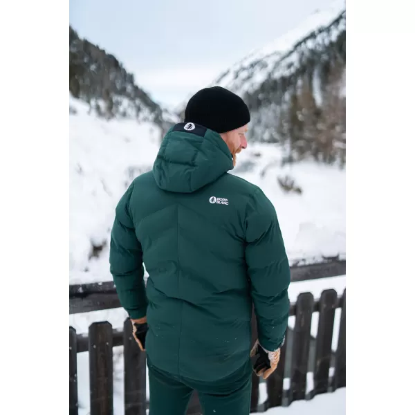  Herren-Winterjacke NORDBLANC BRILLIANCY NBWJM7926 DUNKELGRÜN 
