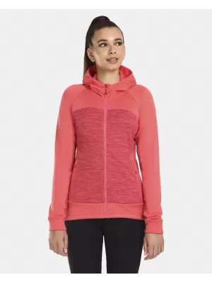 Sportliches Damen-Sweatshirt KILPI LAYANA-W UL0202KI ROSA
