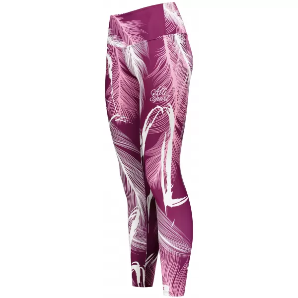  Lange Premium-Leggings für Damen ALTISPORT VOJ/ALW001LEG01 FUCHSIE 