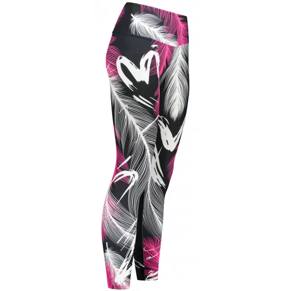  Lange Premium-Leggings für Damen ALTISPORT VOJ/ALW001LEG01 SCHWARZ/ROSA 