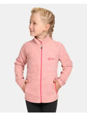 Fleece-Sweatshirt für Kinder KILPI ALACANT-J UJ0203KI HELLROSA