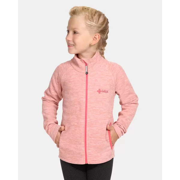  Fleece-Sweatshirt für Kinder KILPI ALACANT-J UJ0203KI HELLROSA 