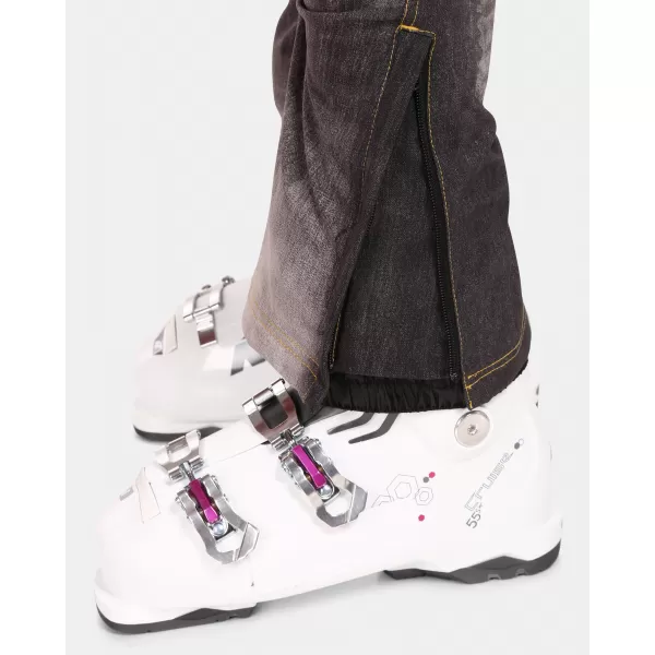  Softshell-Skihose für Damen KILPI JEANSO-W UL0409KI SCHWARZ 