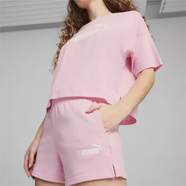  Damen-Shorts PUMA ESS 4 SWEAT SHORTS 586825-30 ROSA 
