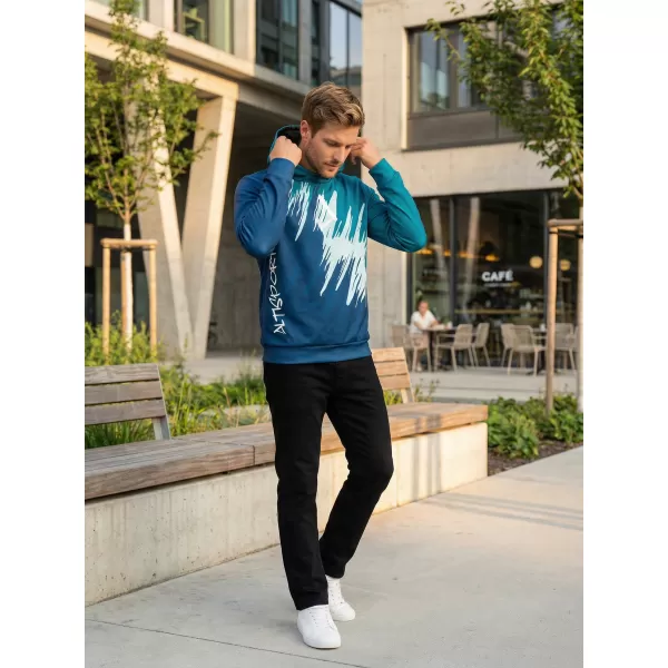  Hochwertiges Funktions-Sweatshirt für Herren ALTISPORT VOJ/ALM006MI01 KEROSIN/BLAU 