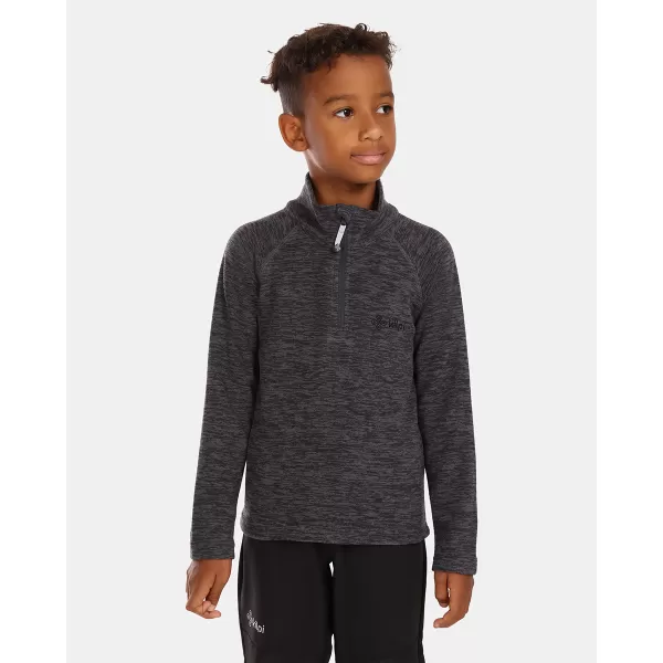  Fleece-Sweatshirt für Kinder KILPI ALMERI-J UJ0204KI DUNKELGRAU 