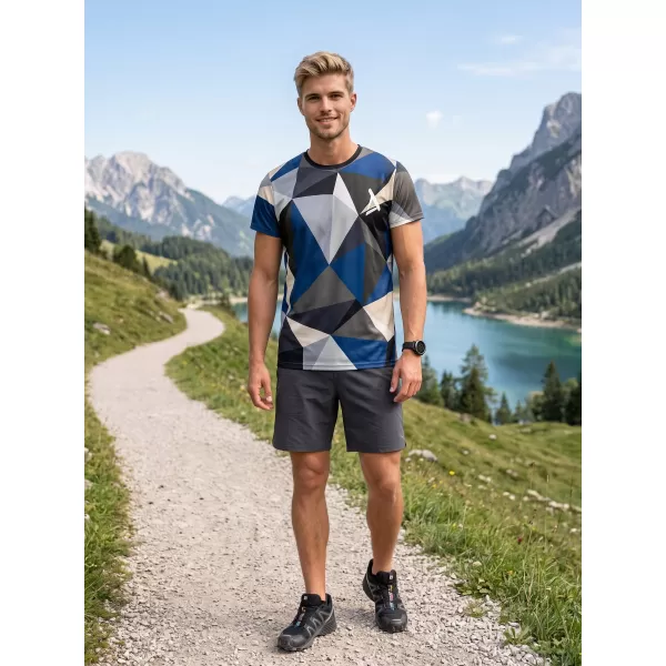  Herren Funktions-T-Shirt Premium Plus ALTISPORT VOJ/ALM007TR02 MARINEBLAU/BRAUN 