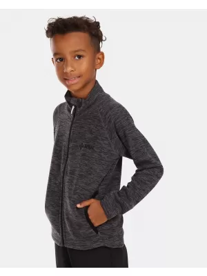 Fleece-Sweatshirt für Kinder KILPI ALACANT-J UJ0203KI DUNKELGRAU