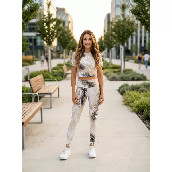  Lange Premium-Leggings für Damen ALTISPORT VOJ/ALW001LEG01 BRAUN 