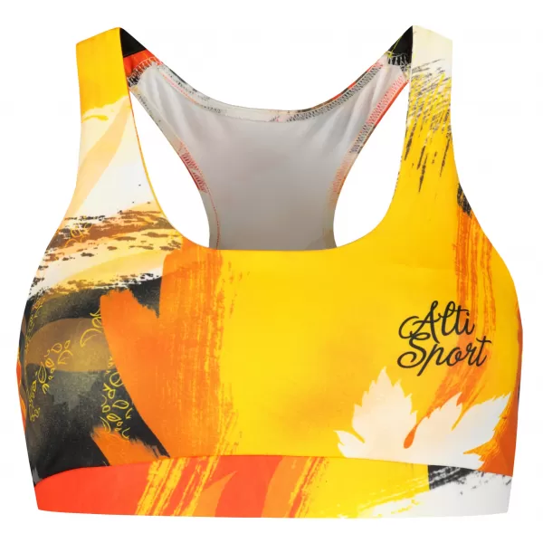  Premium-Sport-BH für Damen ALTISPORT VOJ/ALW019POD01 ORANGE 