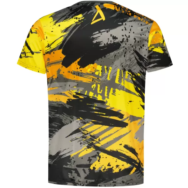  Hochwertiges Funktions-T-Shirt für Herren ALTISPORT VOJ/ALM014TR01 SCHWARZ UND GELB 