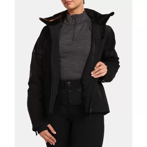  Damen-Skijacke KILPI LORIEN-W UL0106KI SCHWARZ 