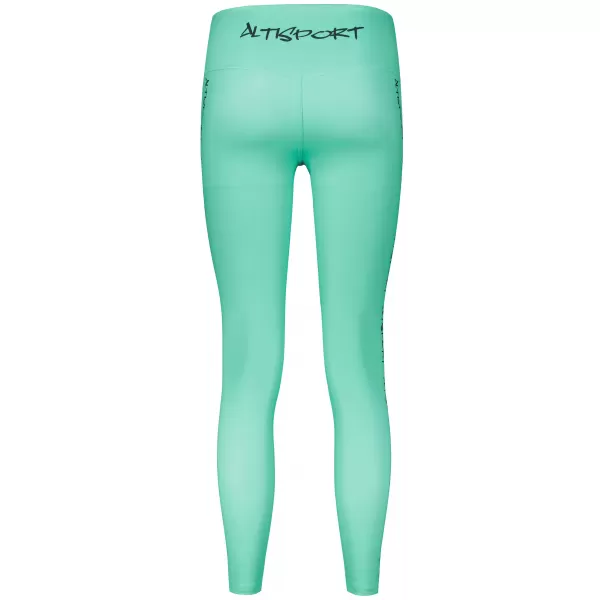  Lange Premium-Leggings für Damen ALTISPORT VOJ/ALW021LEG01 TÜRKIS 