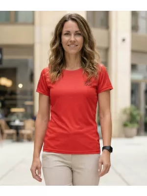 Hochwertiges Funktions-T-Shirt für Damen ALTISPORT VOJ/ALW000TR01 ROT