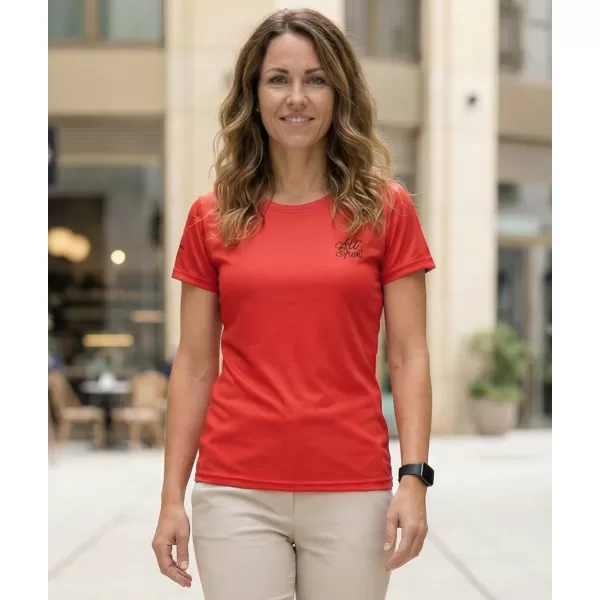  Hochwertiges Funktions-T-Shirt für Damen ALTISPORT VOJ/ALW000TR01 ROT 