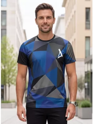 Herren Premium Plus Funktions-T-Shirt ALTISPORT VOJ/ALM007TR02 DUNKELBLAU