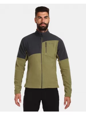 Fleece-Sweatshirt für Herren KILPI GLANDER-M UM0210KI GRÜN